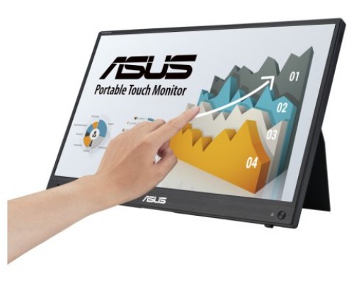 ASUS ZenScreen MB16AHT 39,6 cm (15.6") 1920 x 1080 Pixeles Full HD Pantalla táctil Negro (Espera 4 dias)