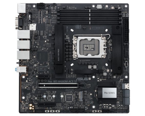 PLACA ASUS PRO WS W680M-ACE SE,INTEL,1700,W680,4DDR5,192MB,VGA+HDMI+DP,GBLAN,4SATA3+2XM.2,2X2.5GB+1GB,8USB3.2,MATX (Espera 4 dias)