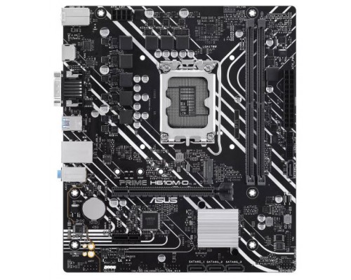 PLACA ASUS PRIME H610M-D,INTEL,1700,H610,2DDR5,96GB,VGA+HDMI,4SATA3,1M.2,2USB2.0,2USB3.2,USB-C,1GBLAN,MATX (Espera 4 dias)