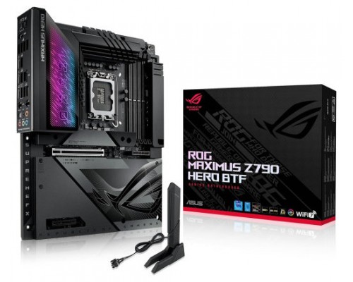 PLACA ASUS ROG MAXIMUS Z790 HERO BTF,INTEL,1700,Z790,4DDR5,128GB,1 HDMI + 2 THUNDERBOLT 4,6SATA+5M.2,9USB3.2+1USB-C,2.5GB+WIFI6E+BT5.3,ATX (Espera 4 dias)