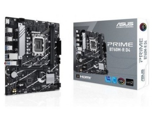 ASUS PRIME B760M-R D4 Intel B760 LGA 1700 micro ATX (Espera 4 dias)