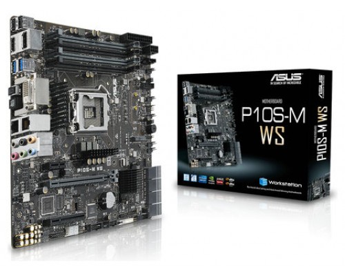 ASUS P10S-M WS placa base para servidor y estación de trabajo LGA 1151 (Zócalo H4) Micro ATX Intel® C236 (Espera 4 dias)