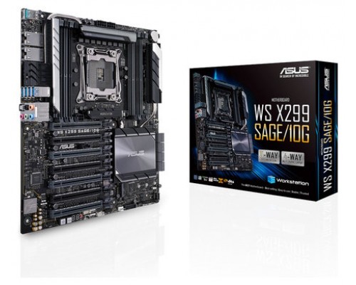 ASUS WS X299 SAGE/10G placa base para servidor y estación de trabajo Intel® X299 LGA 2066 (Socket R4) CEB (Espera 4 dias)