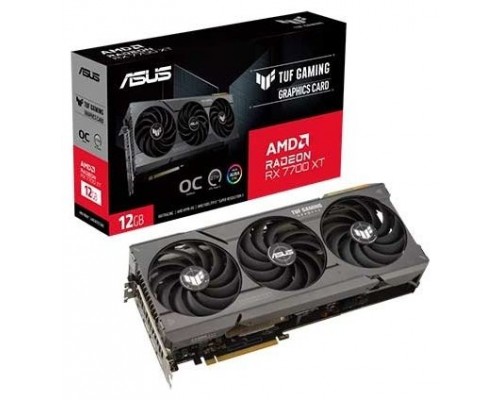 ASUS TUF Gaming TUF-RX7700XT-O12G-GAMING AMD Radeon RX 7700 XT 12 GB GDDR6 (Espera 4 dias)