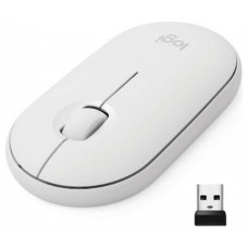 RATON LOGITECH INALAMBRICO M350 USB BLANCO CRUDO