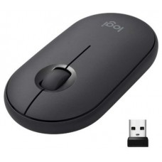 LOGITECH RATON PEBBLE M350 OPTICO WIRELESS INALAMBRICO 1000DPI GRAFITO