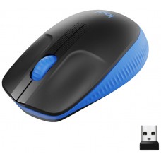 RATON LOGITECH INALAMBRICO M190 USB AZUL 910-005907