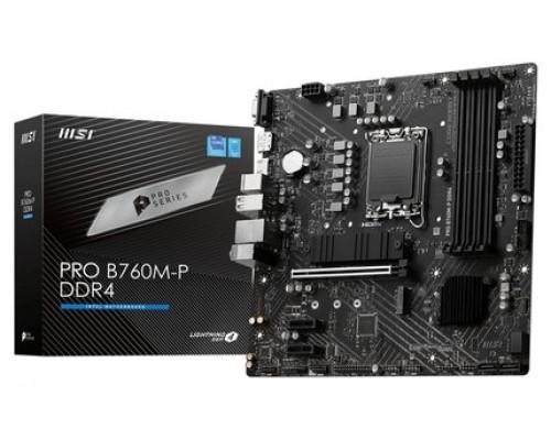 MSI Placa Base PRO B760M-P DDR4 mATX LGA1700