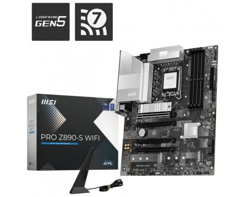 PLACA MSI PRO Z890-S WIFI,INTEL,1851,Z890,4DDR5 (Espera 4 dias)