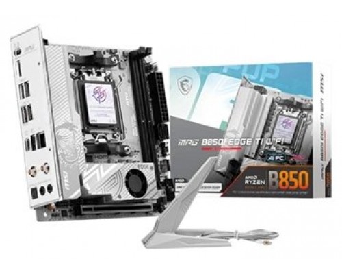 MSI B850I EDGE TI WIFI AMD B850 Zócalo AM5 mini ITX (Espera 4 dias)