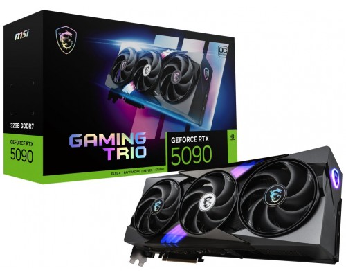 MSI GAMING GeForce RTX5090 TRIO OC 32GB NVIDIA GeForce RTX 5090 GDDR7 (Espera 4 dias)