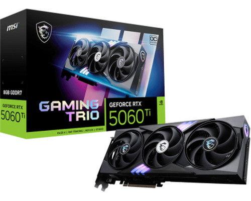 TARJETA GRAFICA MSI GEFORCE RTX 5060 TI 8G GAMING TRIO OC
