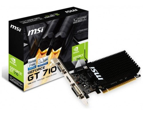 MSI V809-1899R tarjeta gráfica NVIDIA GeForce GT 710 1 GB GDDR3 (Espera 4 dias)