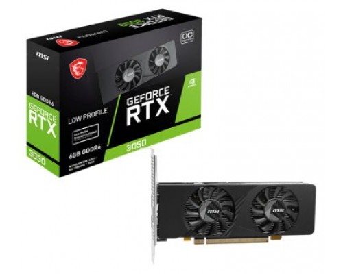 MSI GEFORCE RTX 3050 LP E 6G OC tarjeta gr&aacute;fica NVIDIA 6 GB GDDR6 (Espera 4 dias)