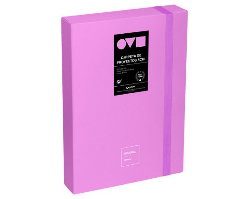 CAJA DE PROYECTOS 5CM EN POLYFOAM UNEQUAL MINIMAL LAVANDA GRAFOPLAS 91271269 (Espera 4 dias)