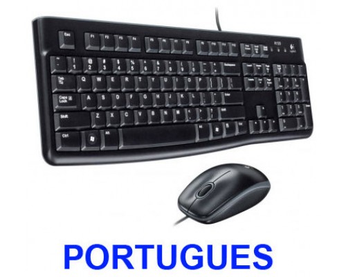 PACK TECLADO Y MOUSE LOGITECH MK120 Y MOUSE CON CABLE