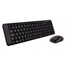 TECLADO+RATÃ“N LOGITECH MK220 WIRELESS NEGRO