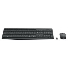 Logitech MK235 RF inalámbrico Español Negro teclado (Espera 4 dias)