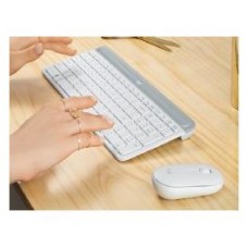 TECLADO + RATON WIRELESS MK470 SLIM BLANCO LOGITECH (Espera 4 dias)