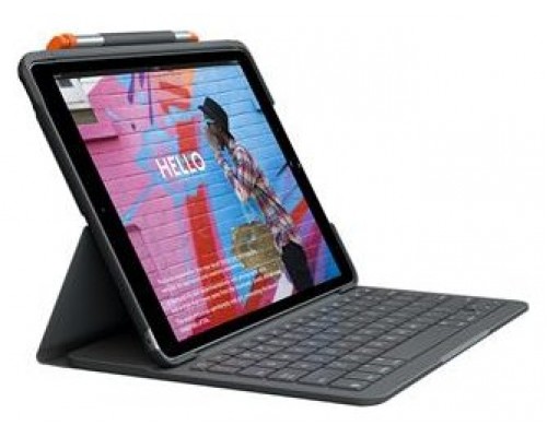 TECLADO BLUETOOTH FUNDA LOGITECH SLIM FOLIO PARA IPAD