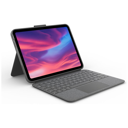 LOGITECH COMBO TOUCH FOR IPAD (10TH GEN)PERP OXFORD GREY ESP - MEDITER-412