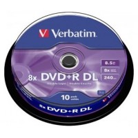 DVD+R Doble Capa Verbatim 10unds