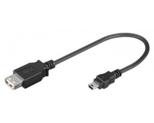 CABLE USB(A) 2.0 A MINI USB(B) 2.0 GOOBAY 0.2M