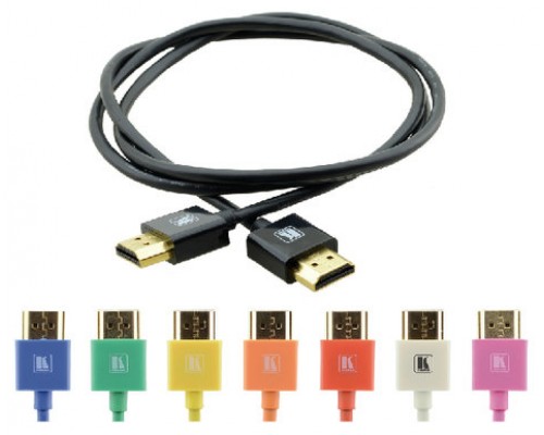 KRAMER CABLE HDMI FLEXIBLE ALTA VELOCIDAD CON ETHERNET ULTRA PLANO COLOR NEGRO (C-HM/HM/PICO/BK-6) (Espera 4 dias)