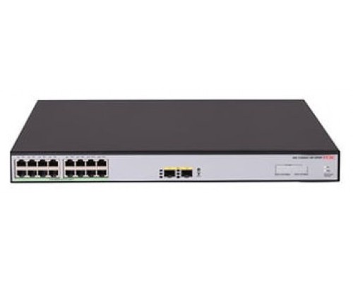 H3C LS-1600V2-18P-HPWR-GL switch Gestionado Gigabit Ethernet (10/100/1000) Energía sobre Ethernet (PoE) Gris, Negro (Espera 4 dias)