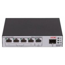 H3C LS-1600V2-6P-HPWR-GL switch Gestionado L2 Gigabit Ethernet (10/100/1000) Energía sobre Ethernet (PoE) Gris, Negro (Espera 4 dias)