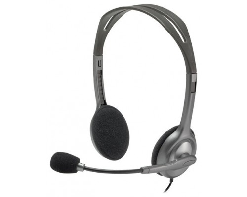 AURICULARES LOGITECH H111 GRIS MICROFONO ALAMBRICO