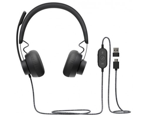 HEADSET LOGITECH ZONE WIRED AUDIO PREMIUM CANCELACION