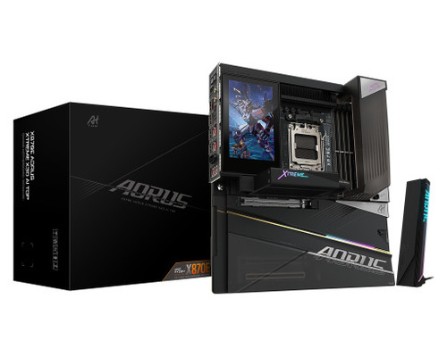 GIGABYTE X870E AORUS XTREME X3D AI TOP Placa Base - Compatible con procesadores AMD Ryzen serie 9000, VRM de 24+2+2 fases, hasta 9000MHz DDR5 (O.C.), 2xPCIe 5.0 M.2 + 3xPCIe 4.0 M.2, Wi-Fi 7, LAN 10GbE, USB 4 (Espera 4 dias)-SX237 GIGABYTE X870E AORUS XTREME X3D AI TOP Placa Base - Compatible con procesadores AMD Ryzen serie 9000, VRM de 24+2+2 fases, hasta 9000MHz DDR5 (O.C.), 2xPCIe 5.0 M.2 + 3xPCIe 4.0 M.2, Wi-Fi 7, LAN 10GbE, USB 4 (Espera 4 dias)