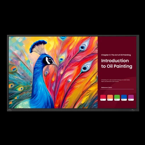 BENQAV DIGITAL SIGNAGE SH6504 (9H.S3TTB.DE2) 65", 18/7 ANDROID 14.0, 8GB 64GB, 800 NITS, 3840 X 2160, REMOTE CONTROLLER, NO OPS SLOT, 3 YRS ON SITE EXCHANGE (Espera 4 dias)