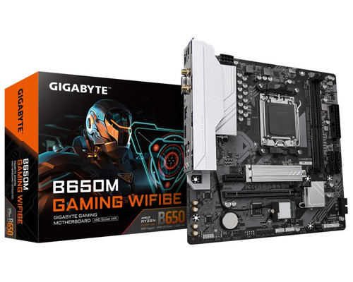 PLACA GIGABYTE B650M GAMING WIFI6E,AMD,AM5,B650,2DDR5,128GB,VGA+HDMI,4SATA3+1M.2,2.5GBE+WIFI6E+BT5.3,4USB3.2,MATX (Espera 4 dias)-SX24 PLACA GIGABYTE B650M GAMING WIFI6E,AMD,AM5,B650,2DDR5,128GB,VGA+HDMI,4SATA3+1M.2,2.5GBE+WIFI6E+BT5.3,4USB3.2,MATX (Espera 4 dias)