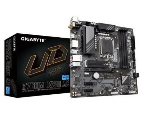 PLACA BASE GIGABYTE B760M DS3H AX