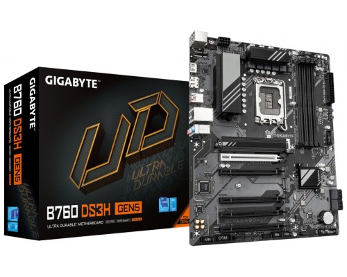 PB S1700 GIGABYTE B760 DS3H M.2 2DDR5 PCIE4 LAN 4SATA3