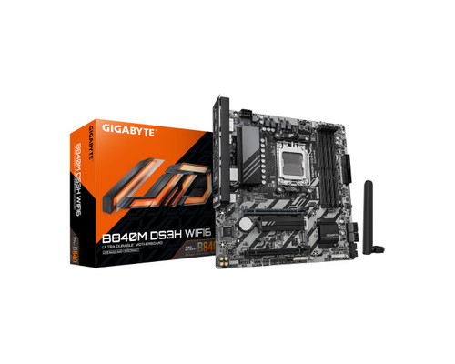 PLACA GIGABYTE B840M DS3H WF6,AMD,AM5,B840,4DDR5,256GB,1HDMI+2DP,4SATA3+2M.2,2.5GBELAN+WIFI6+BT5.3,3USB3.2,MATX (Espera 4 dias)-SX29 PLACA GIGABYTE B840M DS3H WF6,AMD,AM5,B840,4DDR5,256GB,1HDMI+2DP,4SATA3+2M.2,2.5GBELAN+WIFI6+BT5.3,3USB3.2,MATX (Espera 4 dias)