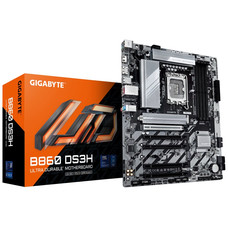 GIGABYTE B860 DS3H Placa base - CPUs Intel Core Ultra, VRM de 8+1+2+2 fases, hasta 9066MHz DDR5, 1xPCIe 5.0 + 1xPCIe 4.0 M.2, LAN 2,5 GbE, USB 3.2 Gen 2x2 (Espera 4 dias)-SX31 GIGABYTE B860 DS3H Placa base - CPUs Intel Core Ultra, VRM de 8+1+2+2 fases, hasta 9066MHz DDR5, 1xPCIe 5.0 + 1xPCIe 4.0 M.2, LAN 2,5 GbE, USB 3.2 Gen 2x2 (Espera 4 dias)