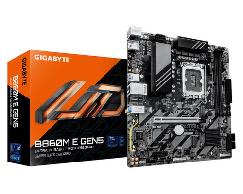 PLACA GIGABYTE B860M E GEN5,INTEL,1851,B860,2DDR5,128GB,1HDMI+1DP,4SATA+2M.2,GBELAN,4USB3.2,MATX (Espera 4 dias)-SX24 PLACA GIGABYTE B860M E GEN5,INTEL,1851,B860,2DDR5,128GB,1HDMI+1DP,4SATA+2M.2,GBELAN,4USB3.2,MATX (Espera 4 dias)
