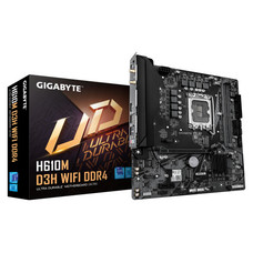 GIGABYTE H610M D3H WIFI DDR4 Placa Base – Compatible con procesadores Intel Core 14ª generación, VRM de 6+1+1 fases, hasta 3200 MHz DDR4, 2xPCIe 3.0 M.2, Wi-Fi 5, LAN 1 GbE, USB 3.2 Gen 1 (Espera 4 dias)-SX17 GIGABYTE H610M D3H WIFI DDR4 Placa Base – Compatible con procesadores Intel Core 14ª generación, VRM de 6+1+1 fases, hasta 3200 MHz DDR4, 2xPCIe 3.0 M.2, Wi-Fi 5, LAN 1 GbE, USB 3.2 Gen 1 (Espera 4 dias)