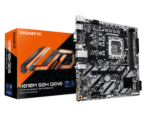 PLACA GIGABYTE H810M S2H GEN5,INTEL,1851,H810,2DDR5,128GB,VGA+HDMI+DP,4SATA6+1M.2,GBLAN,3USB3.2,MATX (Espera 4 dias)-SX21 PLACA GIGABYTE H810M S2H GEN5,INTEL,1851,H810,2DDR5,128GB,VGA+HDMI+DP,4SATA6+1M.2,GBLAN,3USB3.2,MATX (Espera 4 dias)