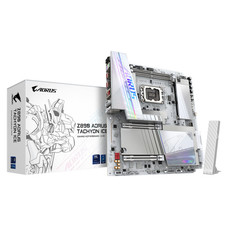 GIGABYTE Z890 AORUS TACHYON ICE Placa Base &ndash; Procesadores Intel Core Ultra (Serie 2), VRM de 18+1+2 fases, hasta 9500 MHz DDR5 (O.C), 1 x PCIe 5.0 + 3 x PCIe 4.0, Wi-Fi 7, LAN 5 GbE, USB 3.2 Gen 2x2 (Espera 4 dias)