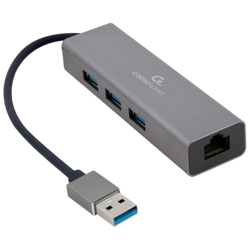 ADAPTADOR DE RED GEMBIRD USB AM GIGABIT CON HUB DE 3 PUERTOS USB 3.0-SX3 ADAPTADOR DE RED GEMBIRD USB AM GIGABIT CON HUB DE 3 PUERTOS USB 3.0