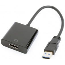 CABLE ADAPTADOR GEMBIRD USB 3.0 MACHO A HDMI HEMBRA NEGRO