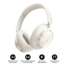 OS-BASEUS BASS BH1 NC WIRELESS NOISE CANCELLING HEADPHONES STARLIGHT OFF-WHITE (Espera 4 dias)