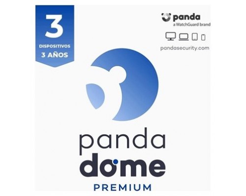 SOFTWARE ANTIVIRUS PANDA  DOME PREMIUM  3 LICENCIA 3