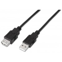CABLE USB 2.0 TIPO AM-AH NEGRO 3.0M AISENS A101-0017