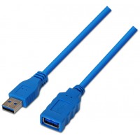 CABLE USB 3.0 TIPO AM-AH AZUL 2.0M AISENS A105-0046