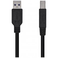 CABLE USB 3.0 IMPRESORA TIPO AM-BM NEGRO 3.0M AISENS